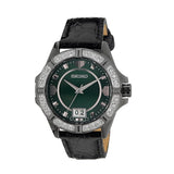 Seiko Emerald Gunmetal Swarovski