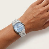 GUESS Ice Blue Jubilee Coin Edge