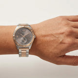 GUESS Connoisseur Two-Tone Fluted