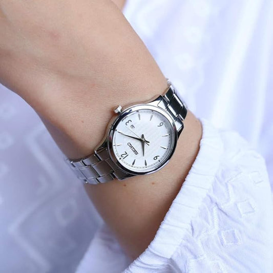 Seiko Essential Silver Guilloché