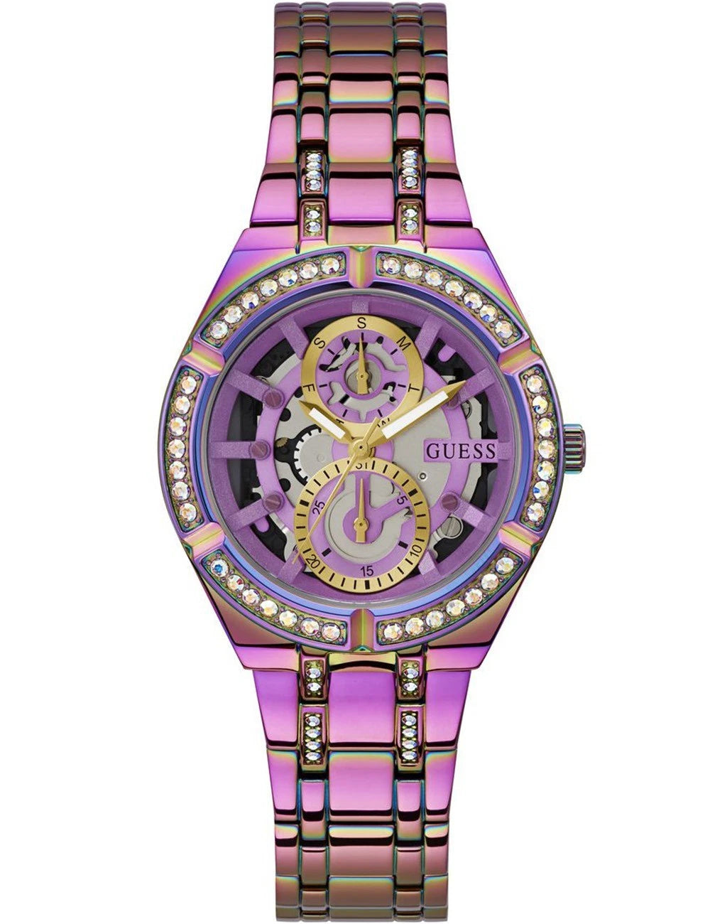 Reloj Guess Dama Acero Inoxidable con color