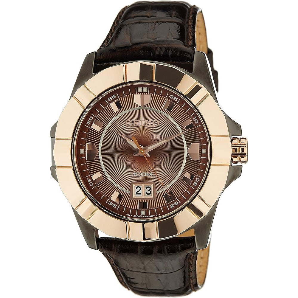 Seiko Rose Gold Big Date