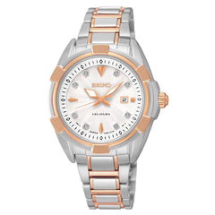 Seiko Dama Velatura Plata/Oro rosa/Diamantes