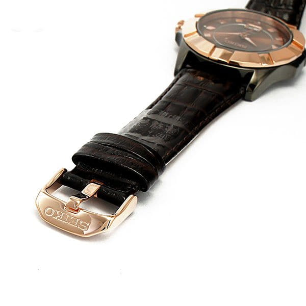 Seiko Rose Gold Big Date