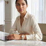 Seiko Dama Cuero Roma