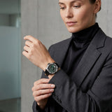 Seiko Emerald Gunmetal Swarovski
