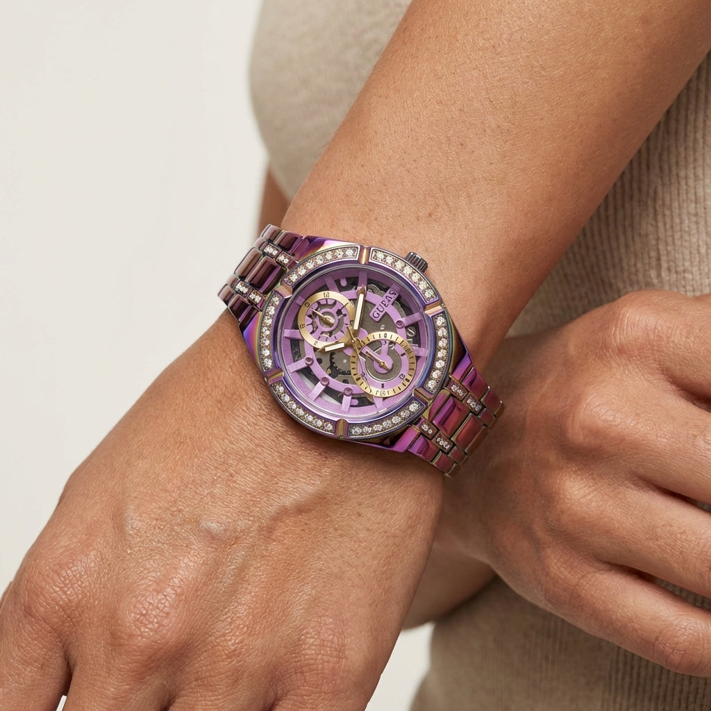 Guess Allara Iridescent Purple