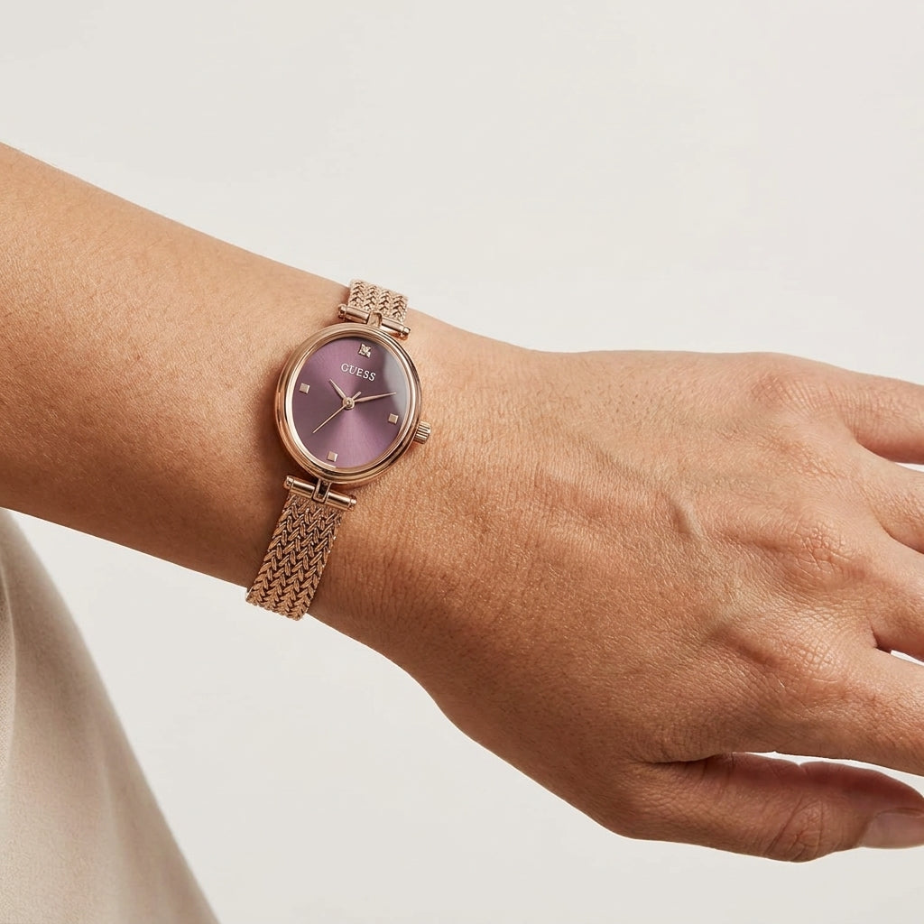 GUESS Diamond Aura Oval Mesh