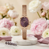 GUESS Diamond Aura Oval Mesh