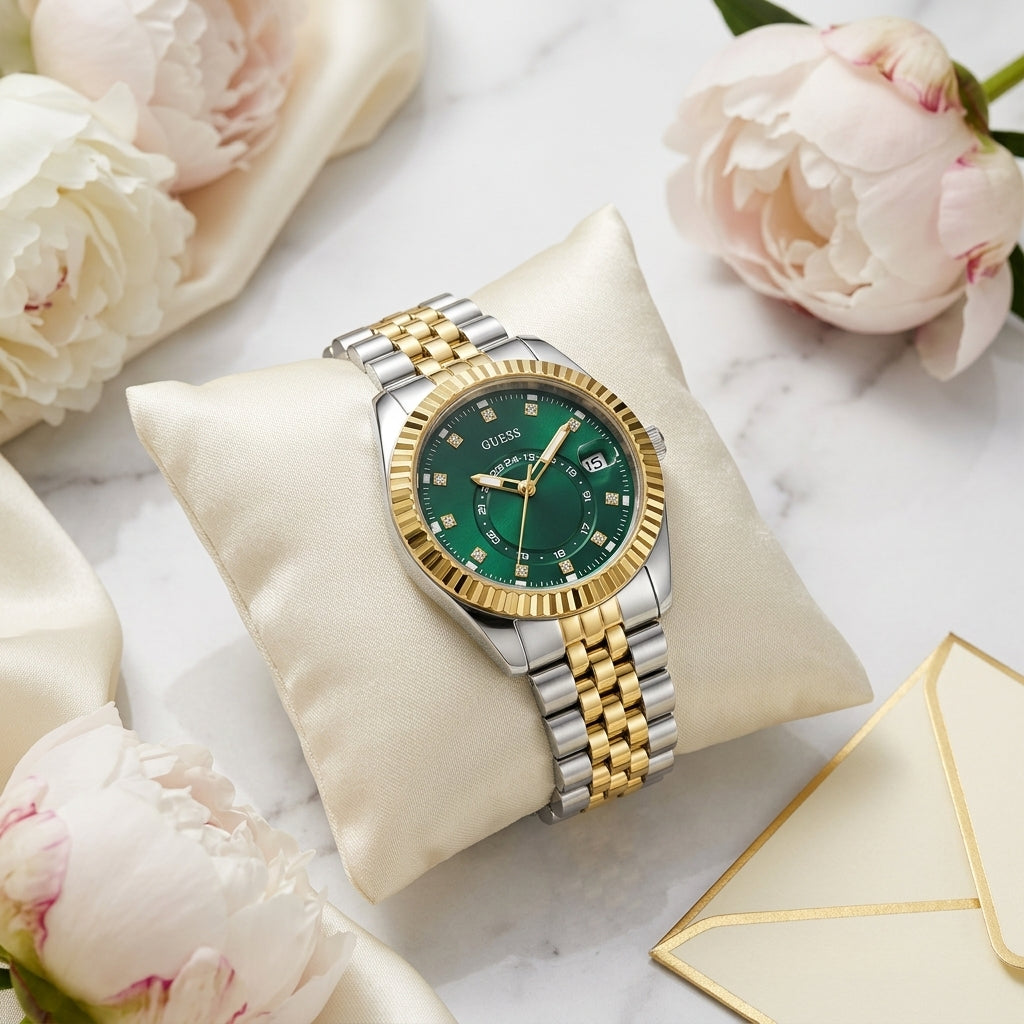 GUESS Emerald Jubilee Coin Edge