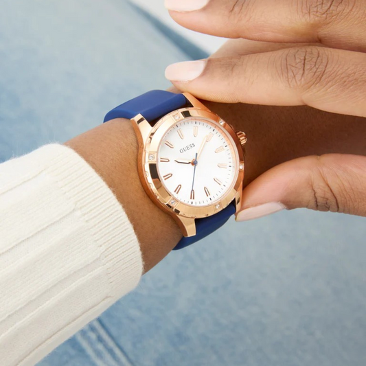 GUESS Mist Rose Gold & Blue