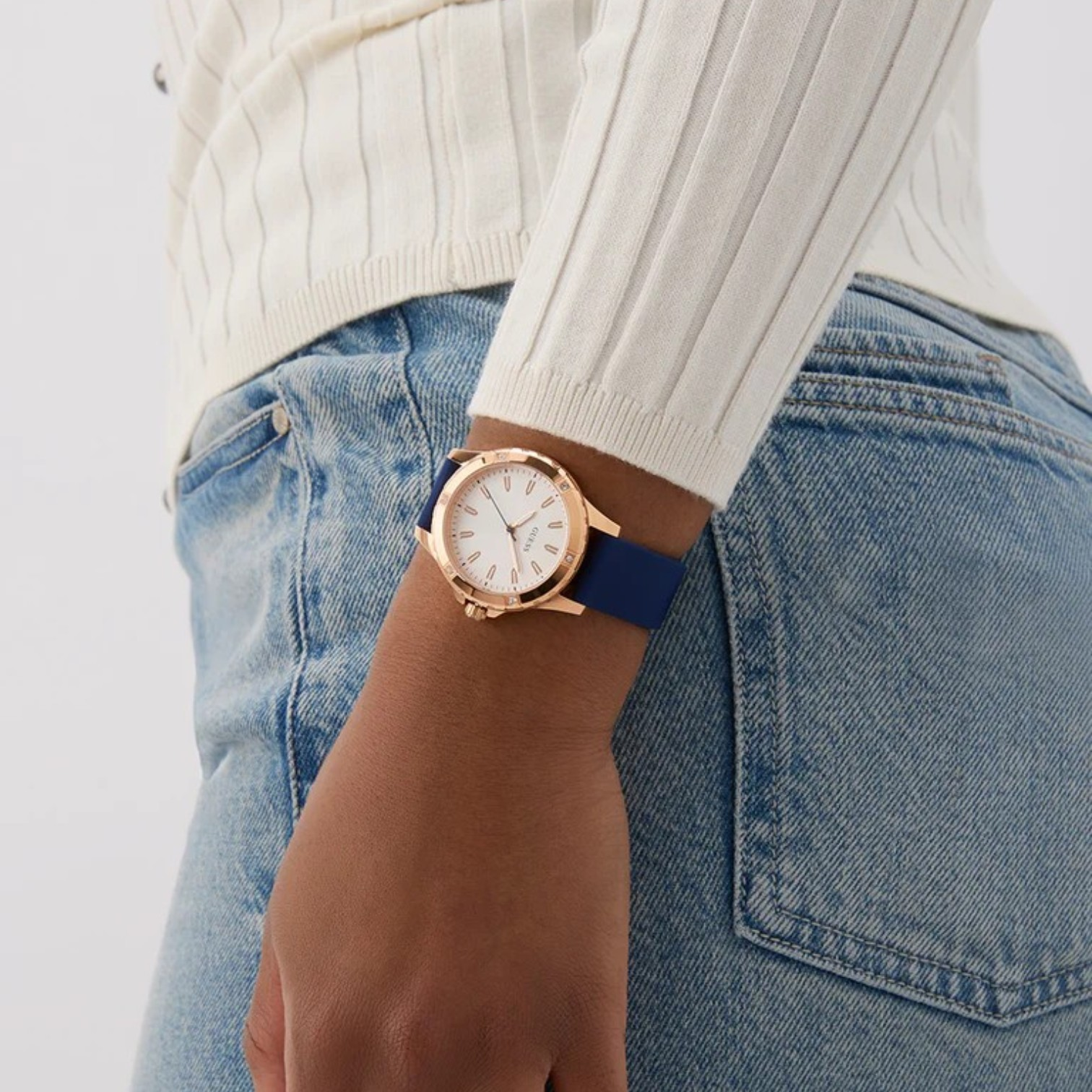GUESS Mist Rose Gold & Blue